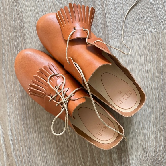 Zoe Platform w Kilt, Whiskey leather - Picture 2 of 12